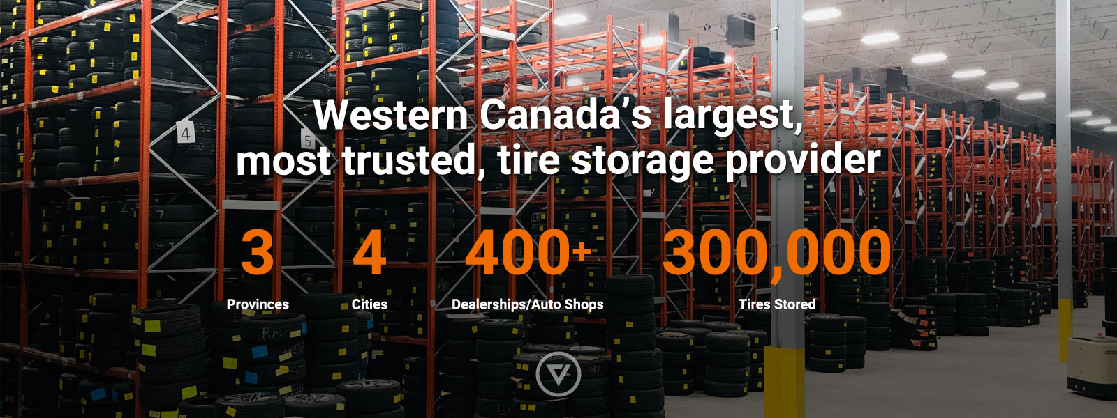 Western Canada's largest, most trusted, tire storage provider